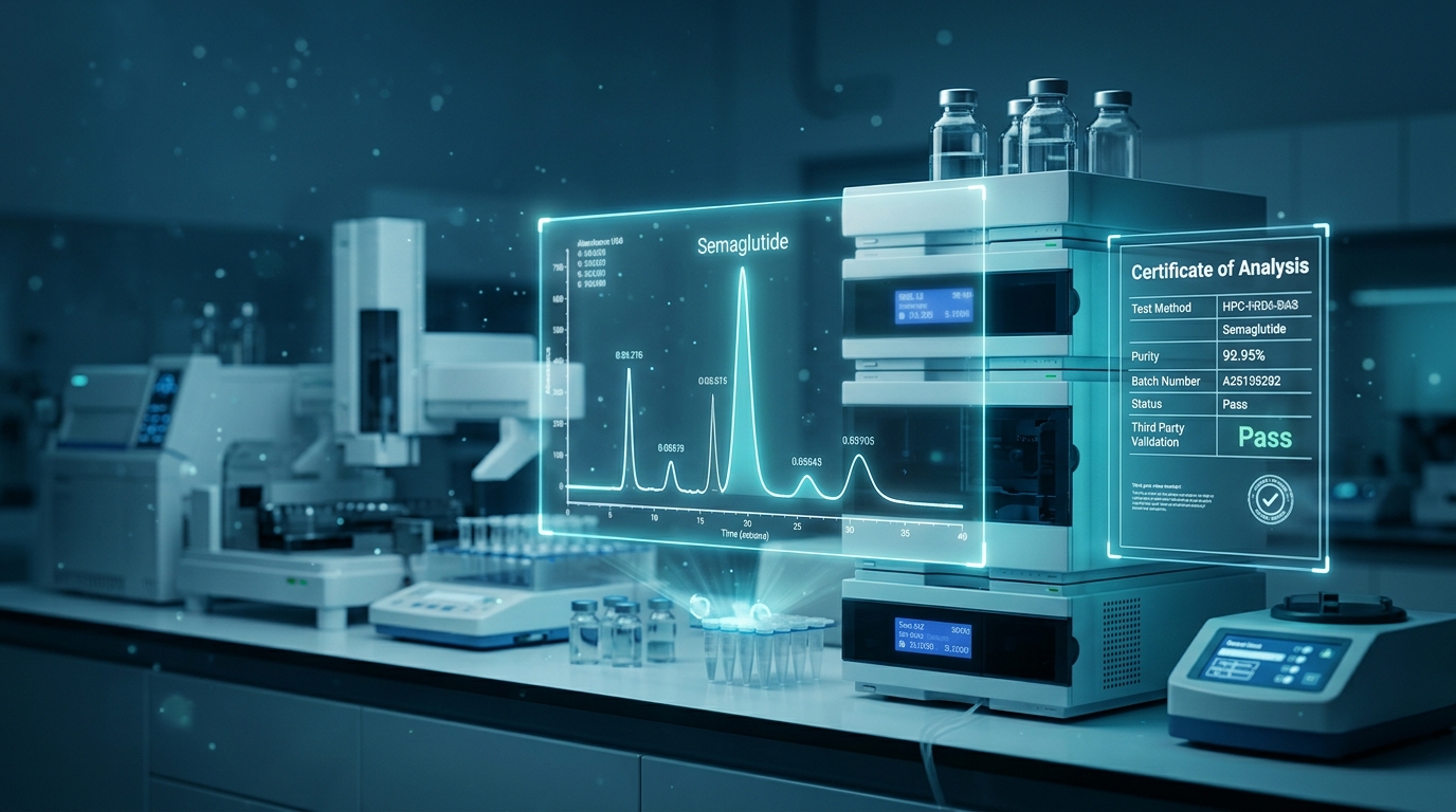 Semaglutide Purity HPLC and Third-Party COA for Research